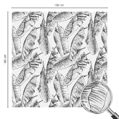 Pellicola per vetri privacy Foglie tropicali
