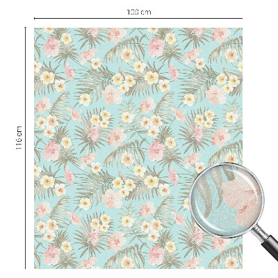 Pellicola adesiva effetto vetrata colorata Motivo tropicale