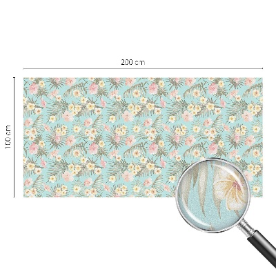 Pellicola adesiva effetto vetrata colorata Motivo tropicale