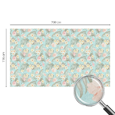 Pellicola adesiva effetto vetrata colorata Motivo tropicale