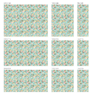 Pellicola adesiva effetto vetrata colorata Motivo tropicale