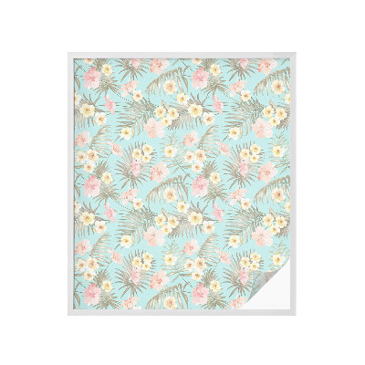 Pellicola adesiva effetto vetrata colorata Motivo tropicale