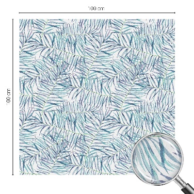 Pellicola per vetri effetto ghiaccio colorato Motivo botanico