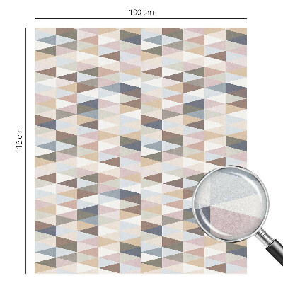 Pellicola per vetri effetto vetrata Simmetria pastello