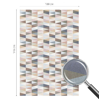 Pellicola per vetri effetto vetrata Simmetria pastello