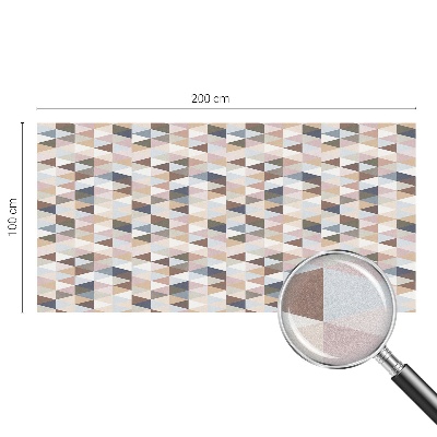 Pellicola per vetri effetto vetrata Simmetria pastello