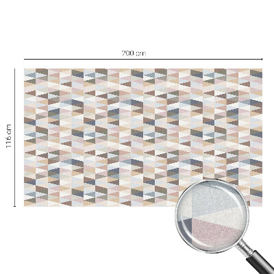 Pellicola per vetri effetto vetrata Simmetria pastello