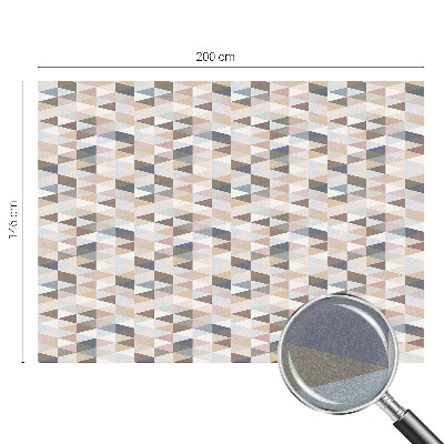 Pellicola per vetri effetto vetrata Simmetria pastello