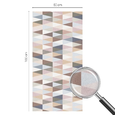 Pellicola per vetri effetto vetrata Simmetria pastello