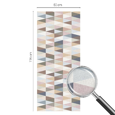 Pellicola per vetri effetto vetrata Simmetria pastello