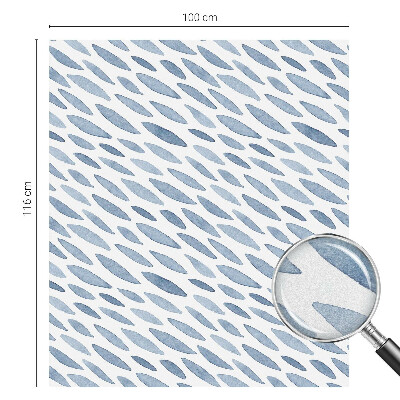 Pellicola decorativa per vetri Pennellate blu