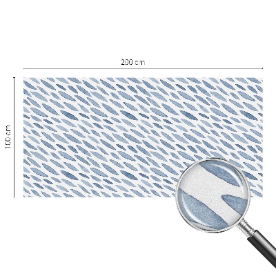 Pellicola decorativa per vetri Pennellate blu