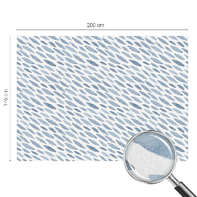 Pellicola decorativa per vetri Pennellate blu