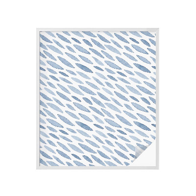 Pellicola decorativa per vetri Pennellate blu