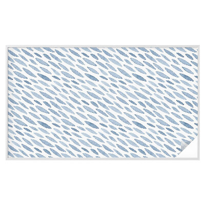 Pellicola decorativa per vetri Pennellate blu