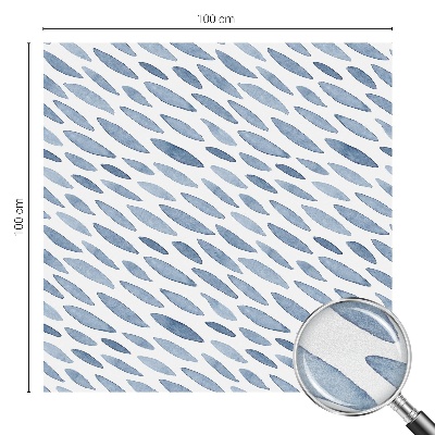 Pellicola decorativa per vetri Pennellate blu