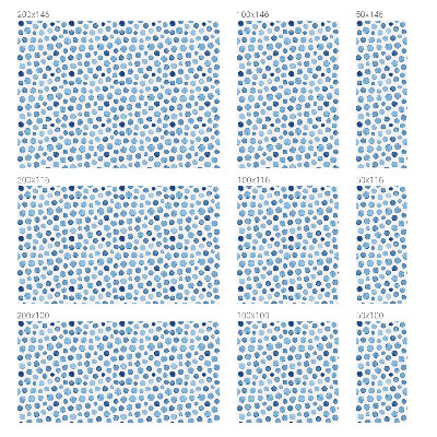 Pellicola per vetri privacy Punti acquerello