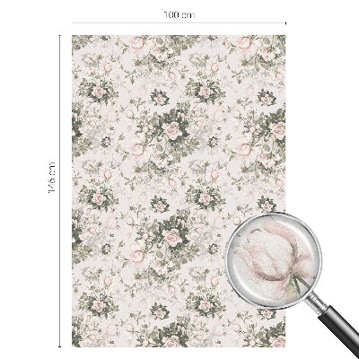 Pellicola per vetri effetto ghiaccio colorato Bellezza floreale