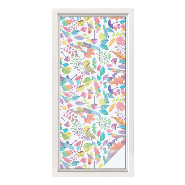 Pellicola decorativa per vetri Composizione colorata