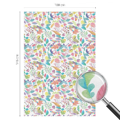 Pellicola decorativa per vetri Composizione colorata