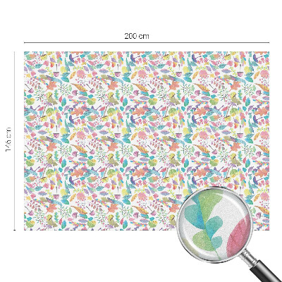 Pellicola decorativa per vetri Composizione colorata