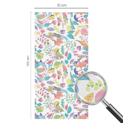 Pellicola decorativa per vetri Composizione colorata