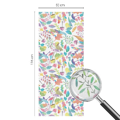 Pellicola decorativa per vetri Composizione colorata