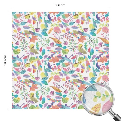 Pellicola decorativa per vetri Composizione colorata