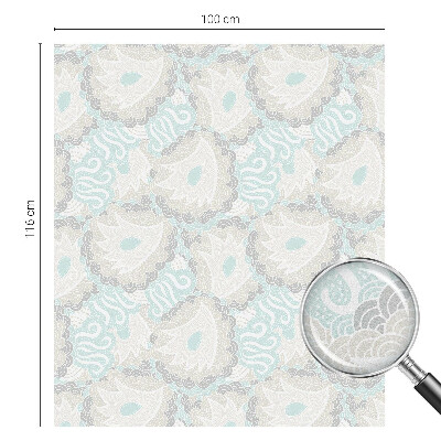 Pellicola per vetri effetto vetrata Piume delicate