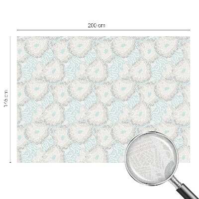 Pellicola per vetri effetto vetrata Piume delicate