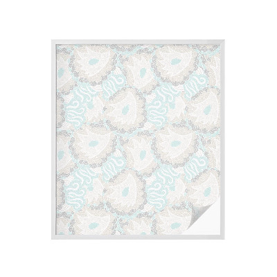 Pellicola per vetri effetto vetrata Piume delicate