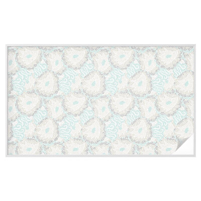 Pellicola per vetri effetto vetrata Piume delicate