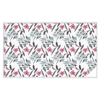 Pellicola adesiva effetto vetrata colorata Motivo floreale