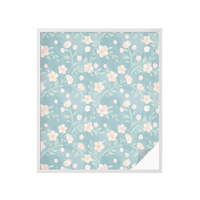 Pellicola per vetri privacy Fiori pastello