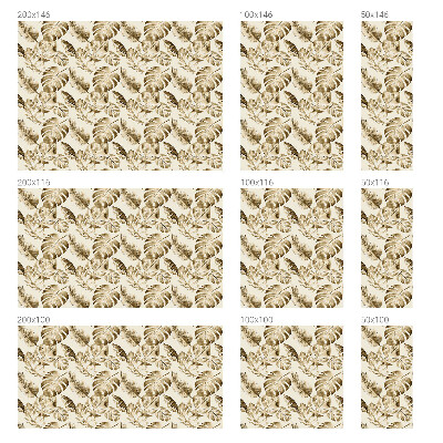 Pellicola per vetri effetto vetrata piante tropicali