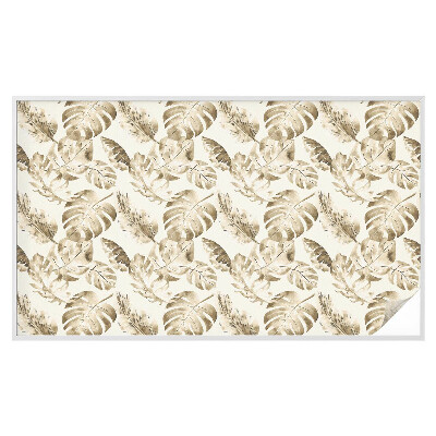 Pellicola per vetri effetto vetrata piante tropicali