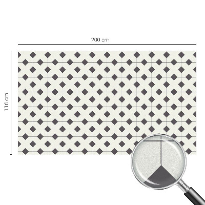 Pellicola decorativa per vetri Diamanti bianchi e neri