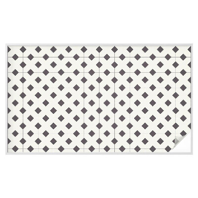 Pellicola decorativa per vetri Diamanti bianchi e neri