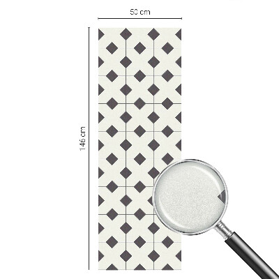 Pellicola decorativa per vetri Diamanti bianchi e neri