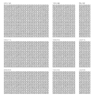 Pellicola per vetri privacy Strisce geometriche