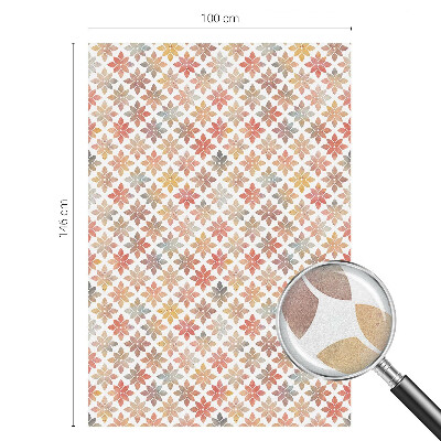 Pellicola per vetri effetto ghiaccio colorato Bellezza floreale