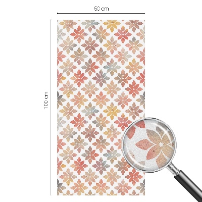 Pellicola per vetri effetto ghiaccio colorato Bellezza floreale