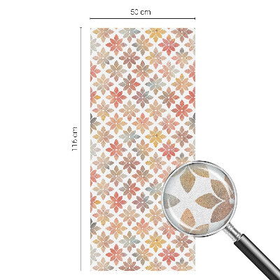 Pellicola per vetri effetto ghiaccio colorato Bellezza floreale