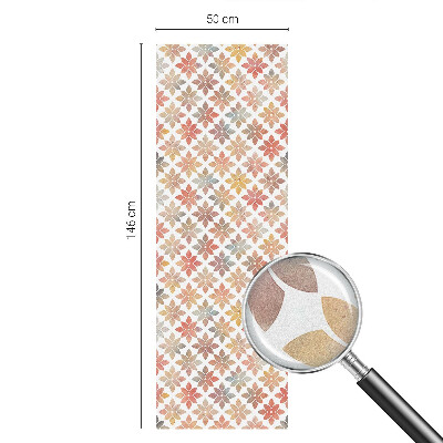 Pellicola per vetri effetto ghiaccio colorato Bellezza floreale