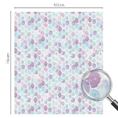 Pellicola per vetri effetto vetrata Puntini pastello