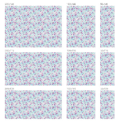 Pellicola per vetri effetto vetrata Puntini pastello