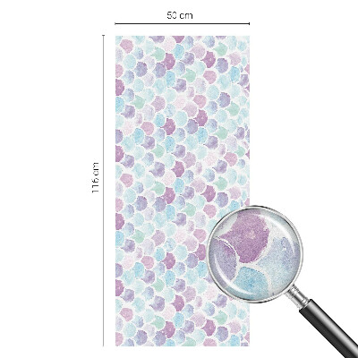 Pellicola per vetri effetto vetrata Puntini pastello