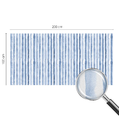 Pellicola per vetri effetto vetrata Strisce blu