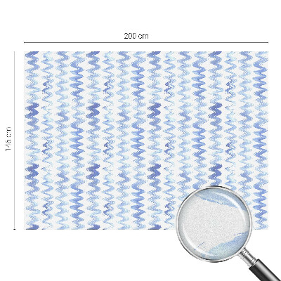 Pellicola decorativa per vetri Onde blu