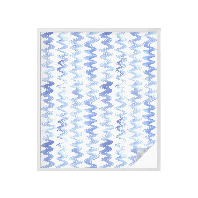 Pellicola decorativa per vetri Onde blu